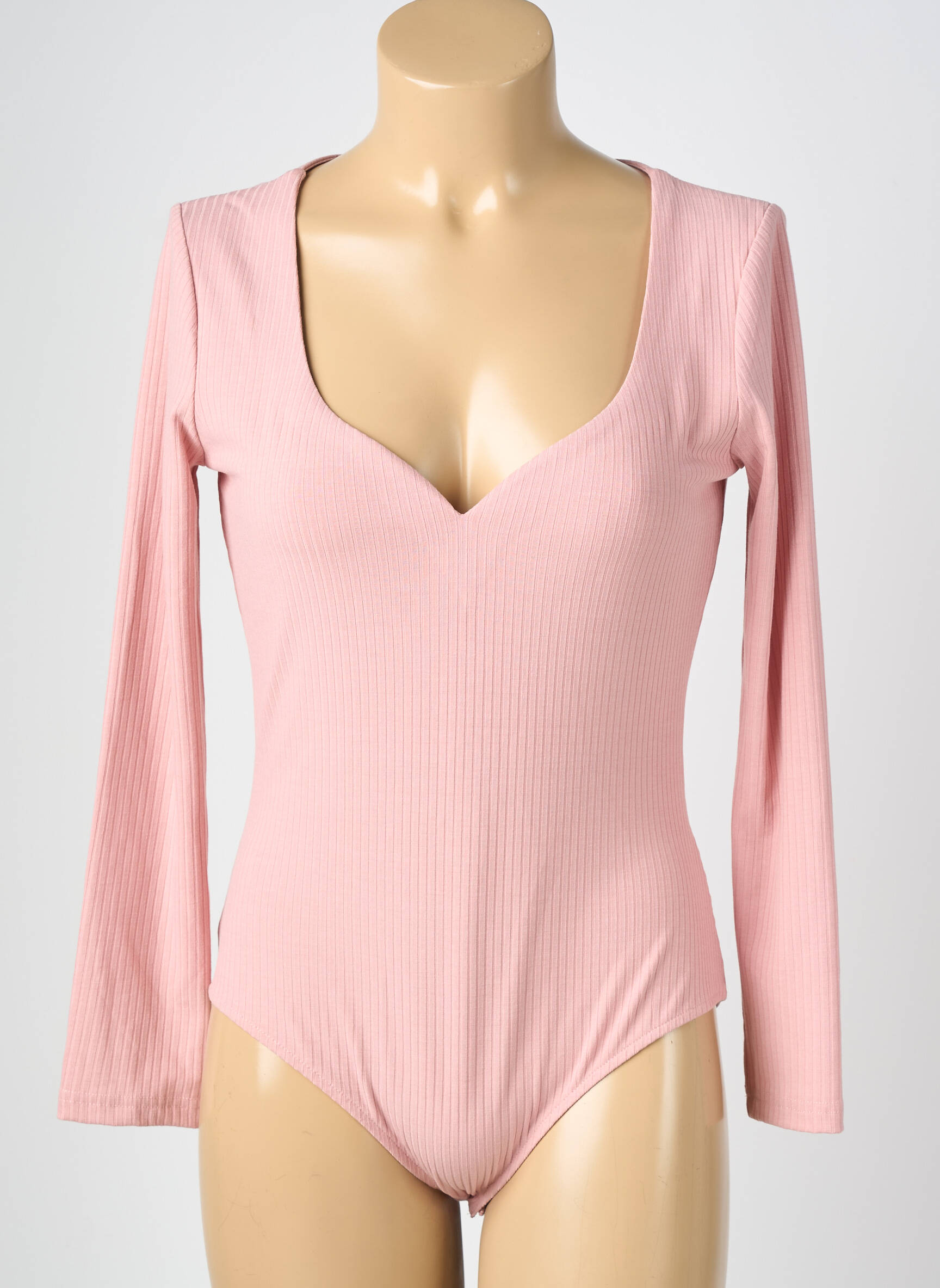 Body stretch manches longues rose LA PETITE ETOILE femme
