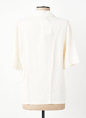 Chemisier manches courtes manches courtes blanc NICE THINGS femme