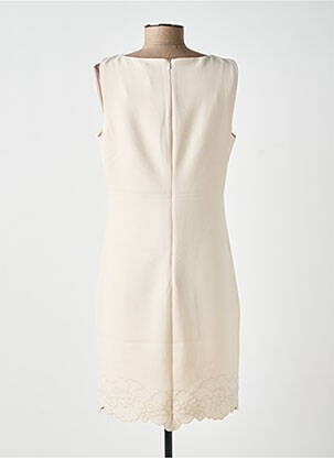 Robe mi-longue sans manche sans manche beige ESQUALO femme