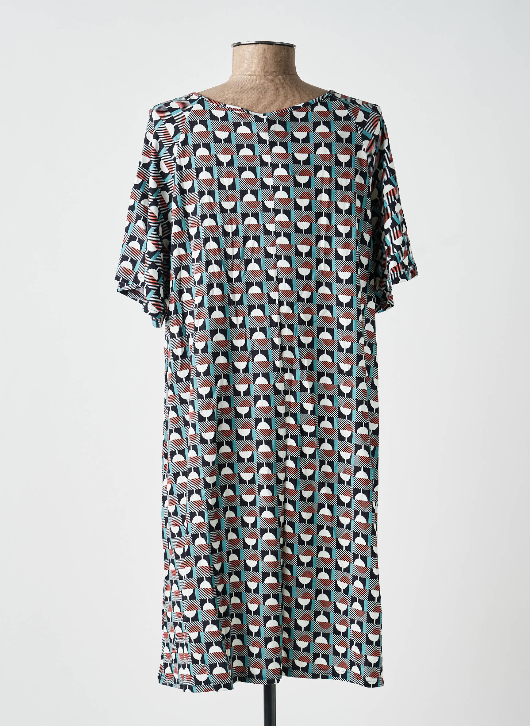 Robe courte manches courtes manches courtes noir BLUTSGESCHWISTER femme