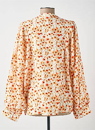 Blouse imprimé fleurs manches longues orange ESQUALO femme