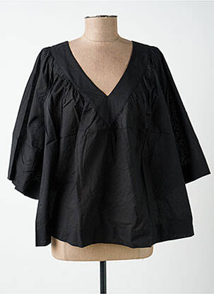 Top manches courtes manches courtes noir MAT. femme
