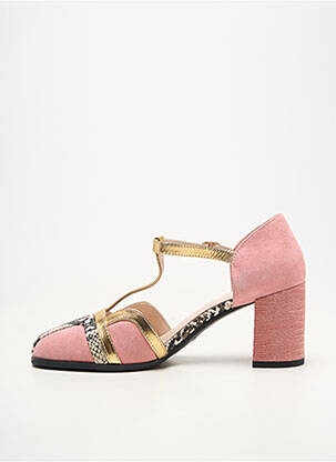 Escarpins fermeture boucle(s) talon de 7 à 9cm rose METAMORF'OSE femme