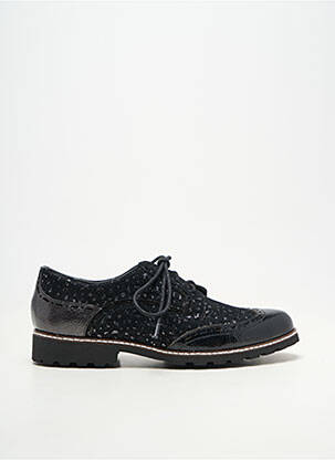 Derbies matière lisse talon plat jusqu'à 3cm noir FUGITIVE BY FRANCESCO ROSSI femme