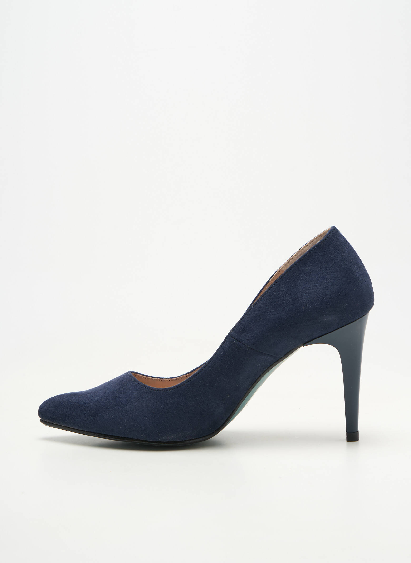 Escarpins bout pointu talon de 7 à 9cm bleu GIULIA femme