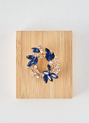 Broche bleu TATA GISELE femme