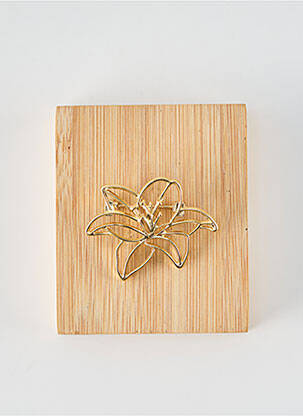 Broche or TATA GISELE femme