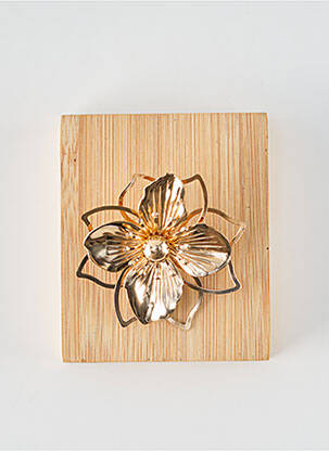 Broche or TATA GISELE femme