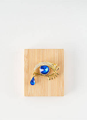 Broche fermeture crochet bleu TATA GISELE femme