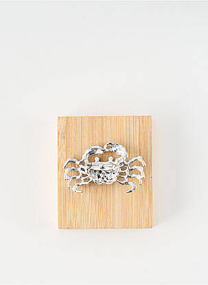 Broche fermeture crochet bleu TATA GISELE femme