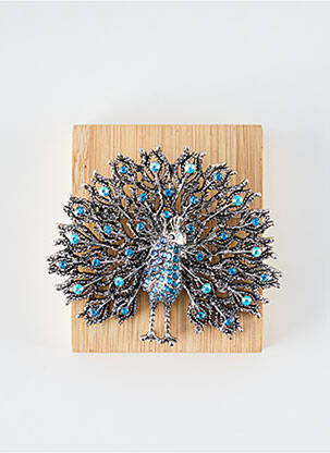 Broche fermeture crochet bleu TATA GISELE femme