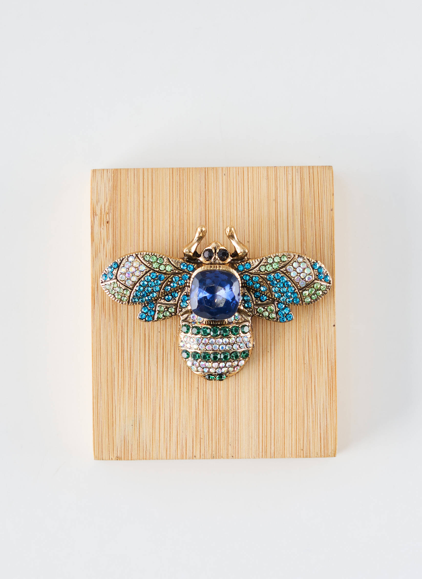 Broche fermeture crochet bleu TATA GISELE femme