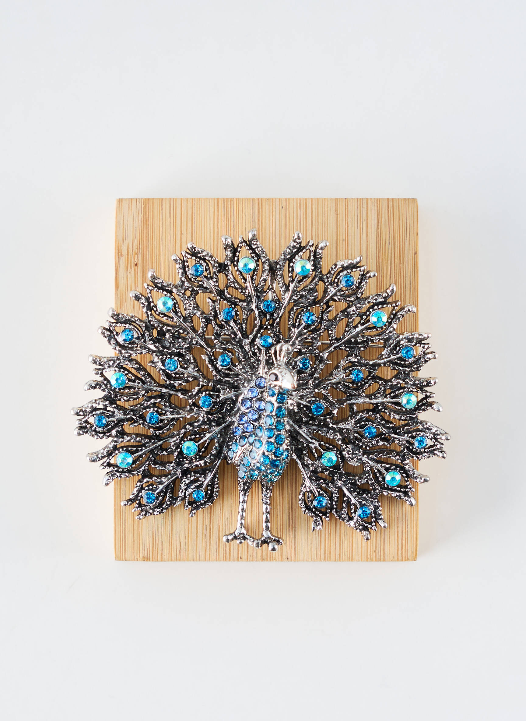 Broche fermeture crochet bleu TATA GISELE femme