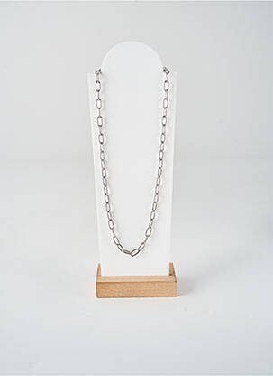 Collier fermeture fermoir en t argent TATA GISELE femme