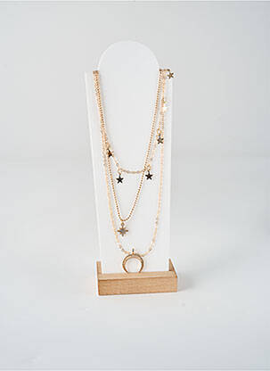 Collier fermeture fermoir mousqueton or TATA GISELE femme