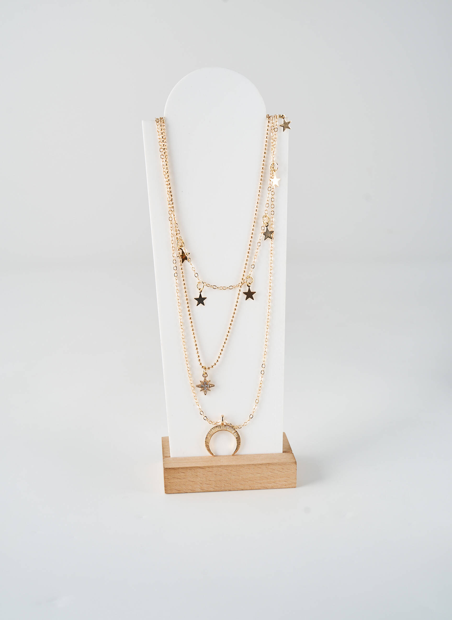 Collier fermeture fermoir mousqueton or TATA GISELE femme