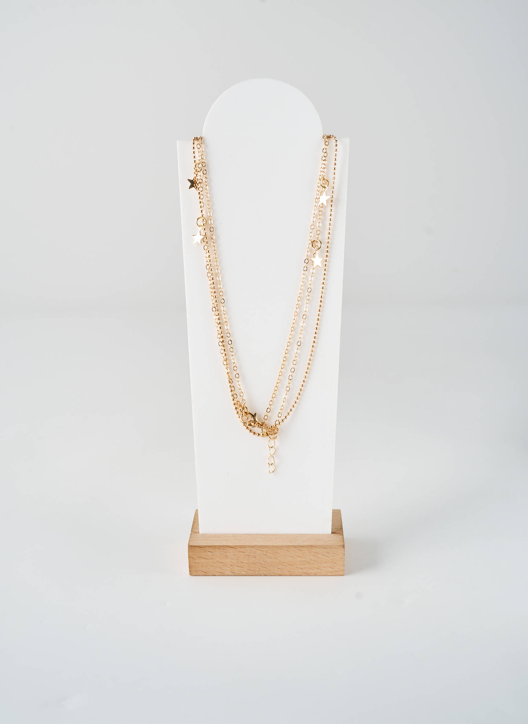 Collier fermeture fermoir mousqueton or TATA GISELE femme