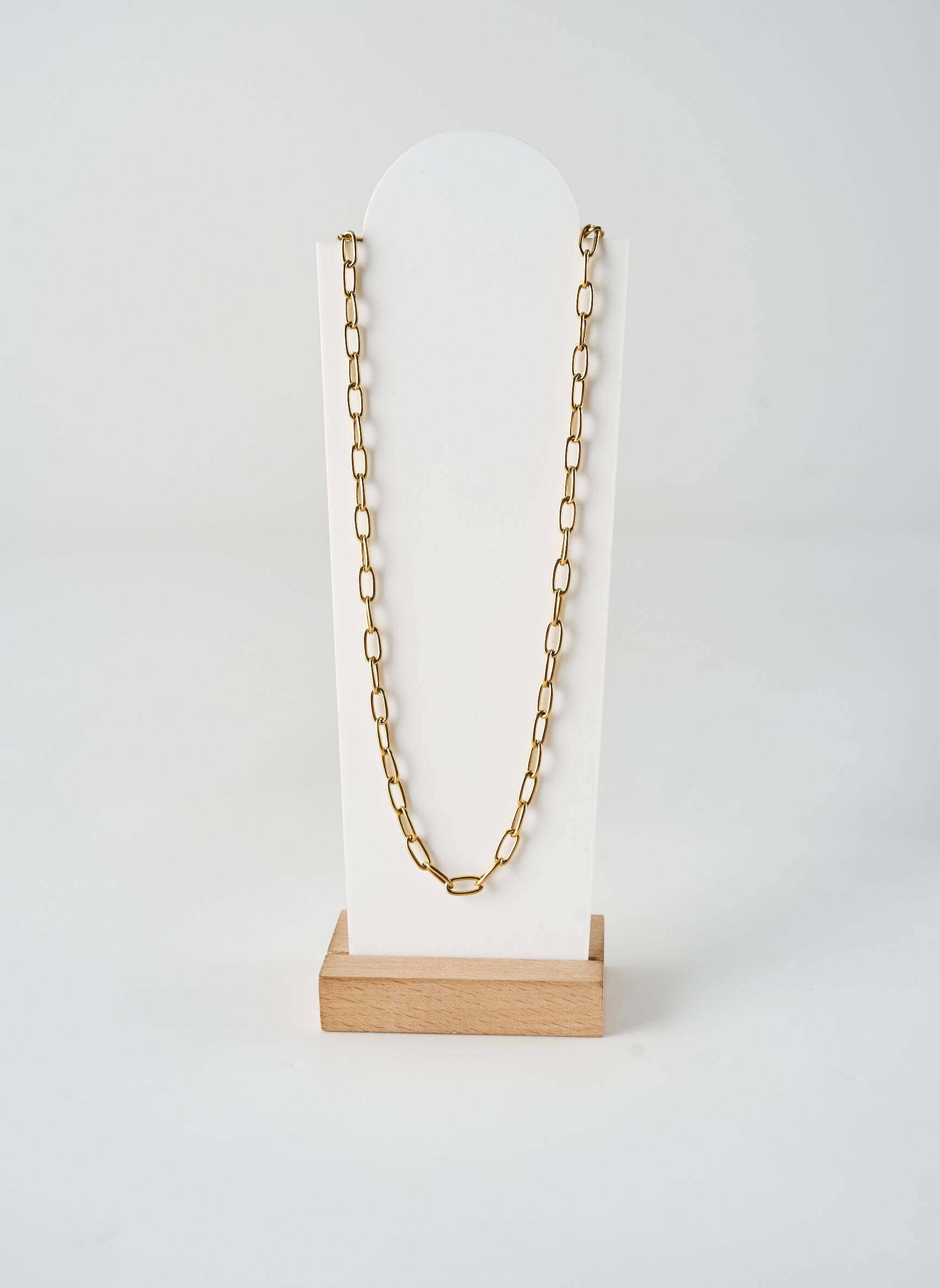 Collier fermeture fermoir en t or TATA GISELE femme