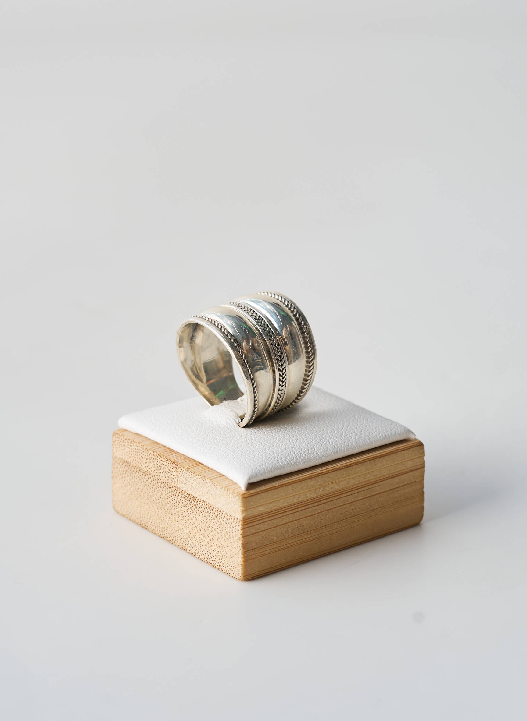 Bague matériaux argent argent TATA GISELE homme