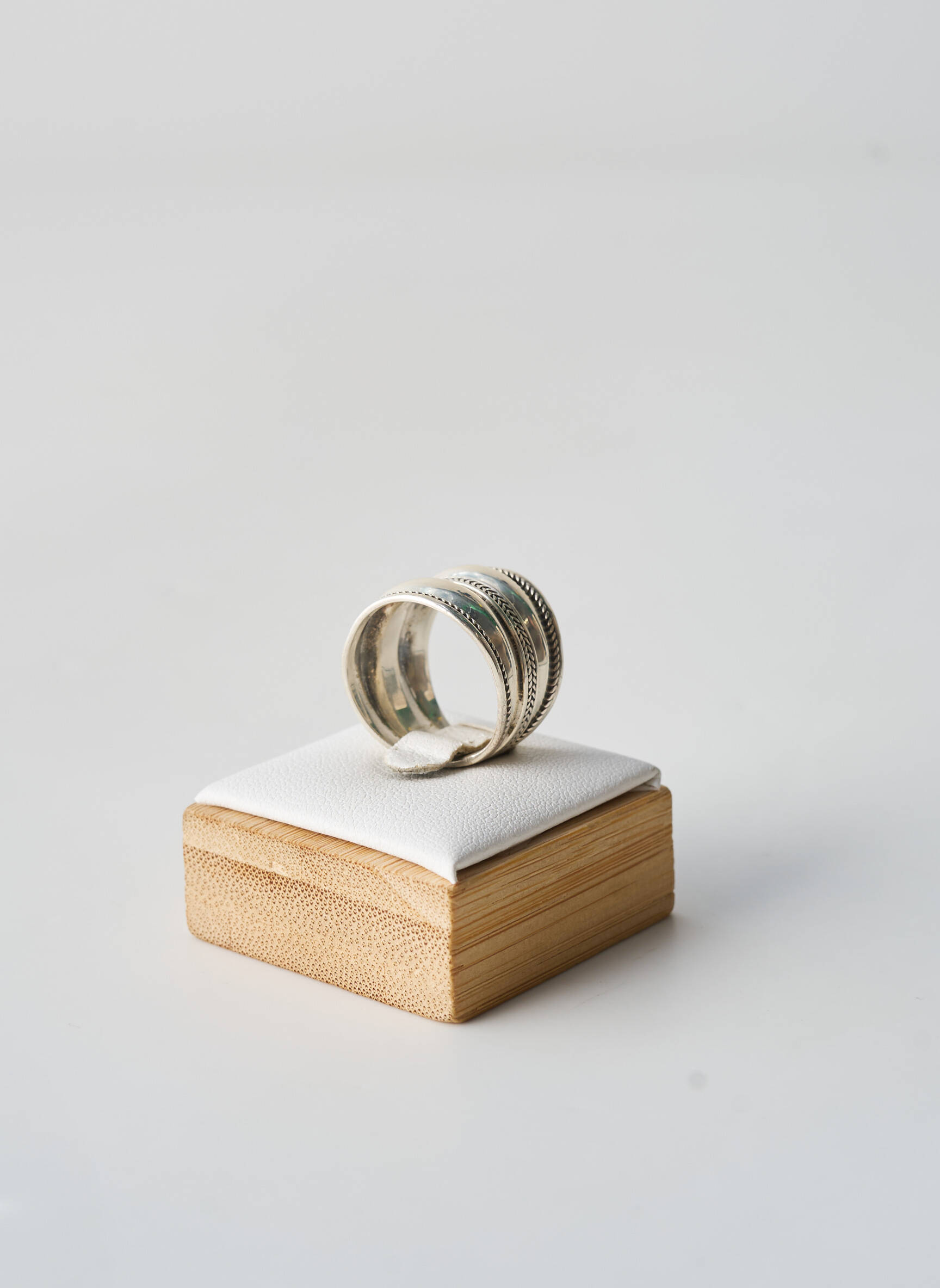 Bague matériaux argent argent TATA GISELE homme