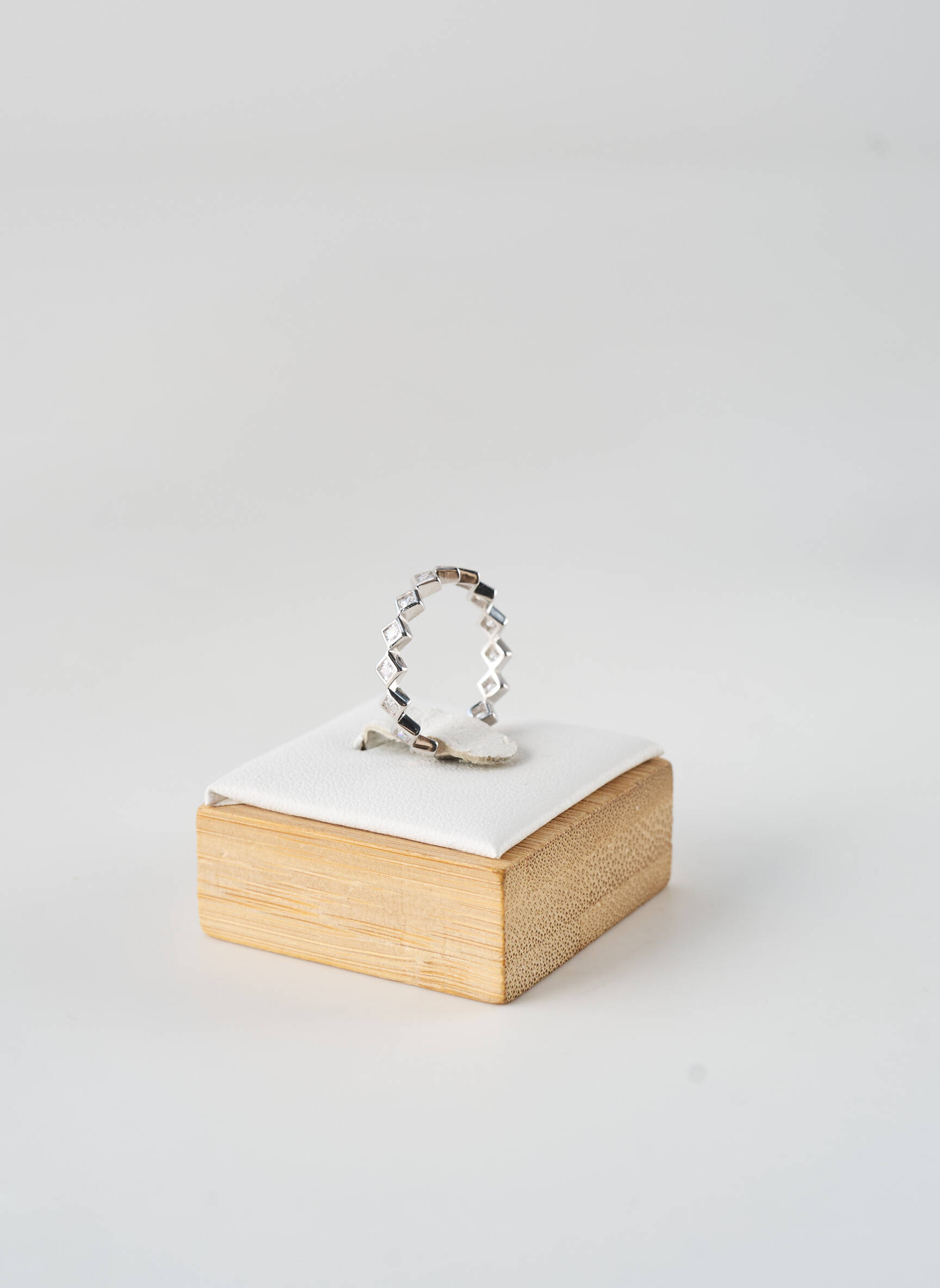 Bague ornement oxyde de zirconium argent TATA GISELE femme