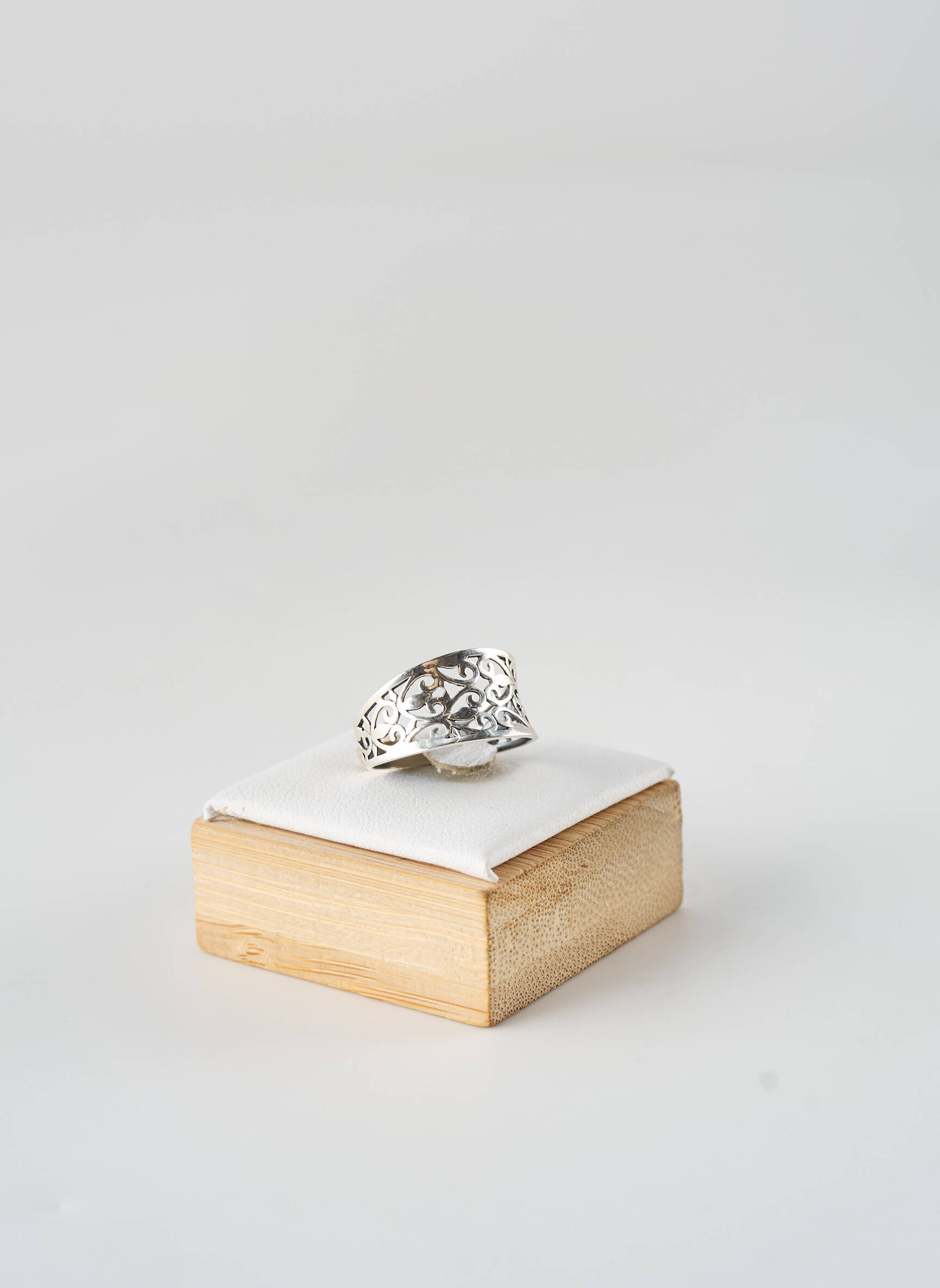 Bague matériaux argent argent TATA GISELE femme