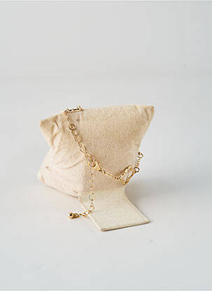 Bracelet fermeture fermoir mousqueton or TATA GISELE femme