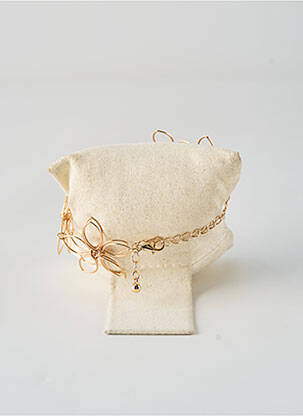 Bracelet fermeture fermoir mousqueton or TATA GISELE homme