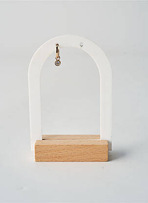 Boucle d'oreille mono matériaux plaqué or or TATA GISELE femme