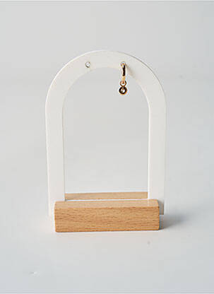 Boucle d'oreille mono matériaux plaqué or or TATA GISELE femme