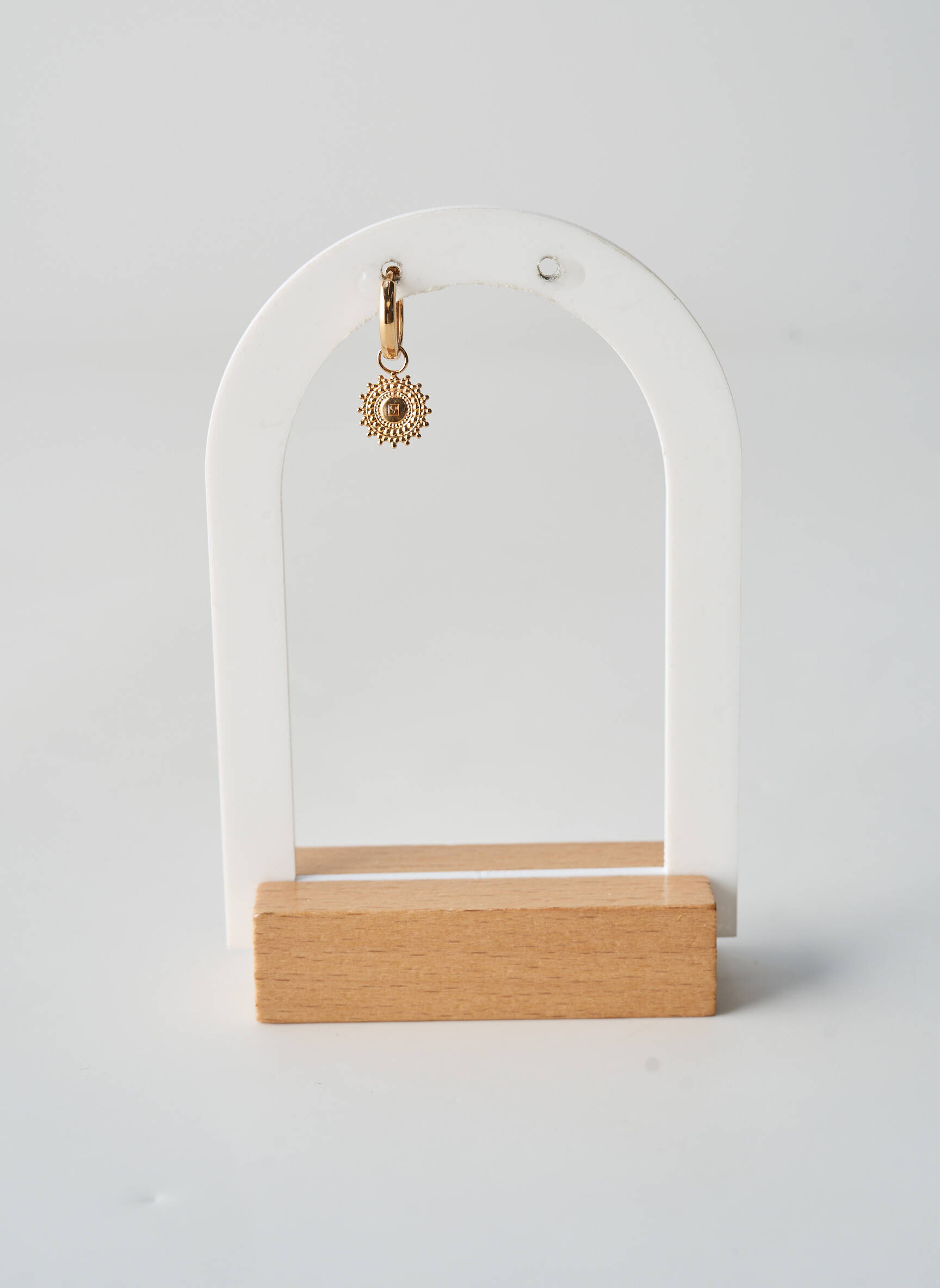Boucle d'oreille mono or TATA GISELE femme