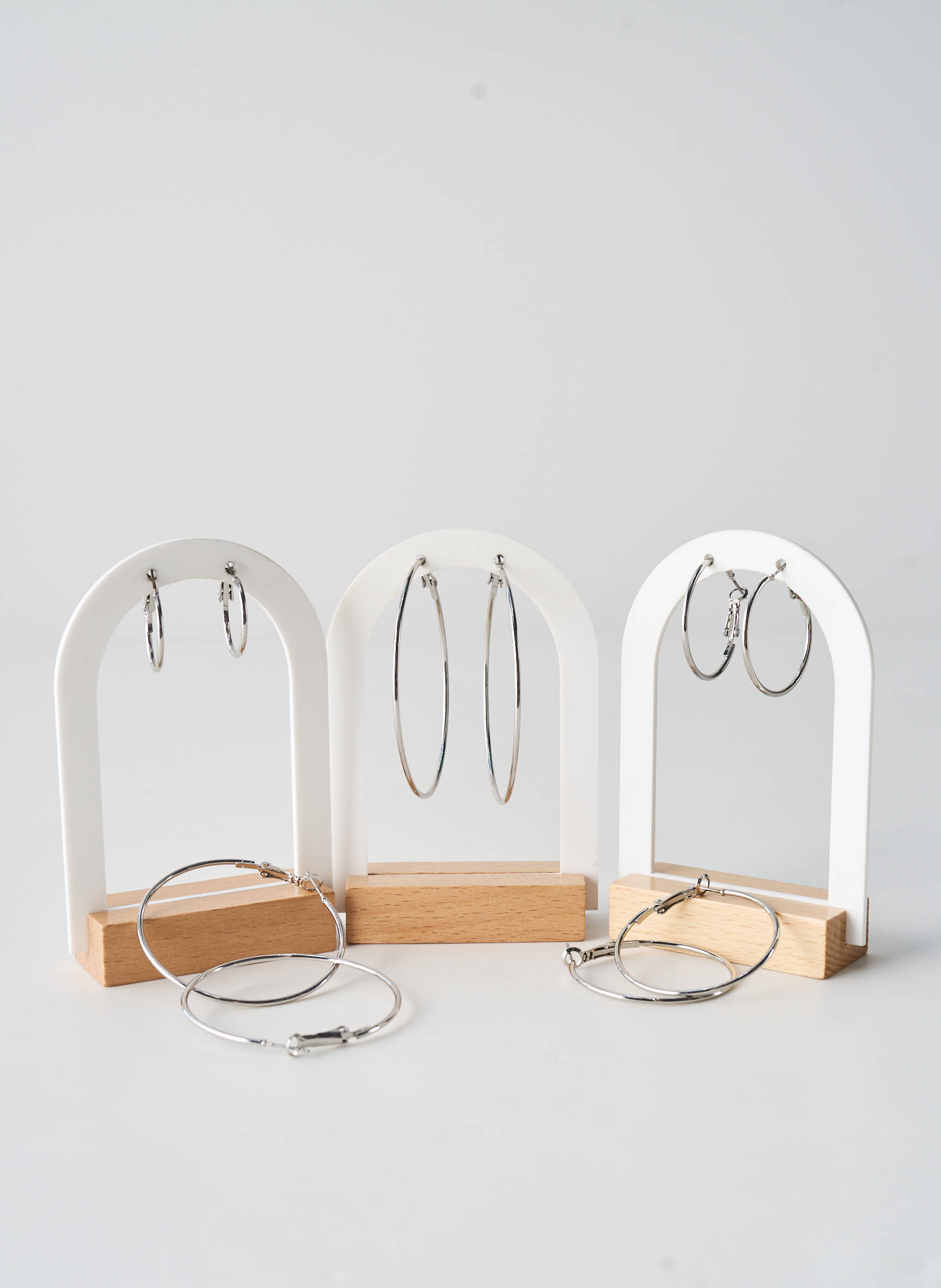 Boucles d’oreilles fermeture fermoir créole argent TATA GISELE femme