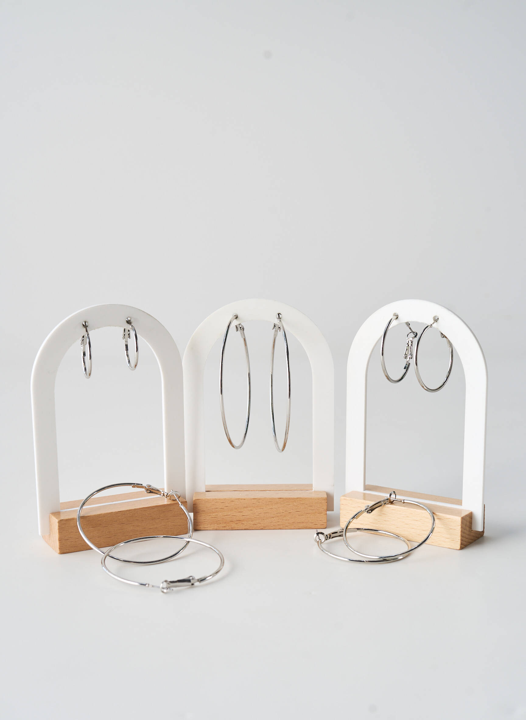 Boucles d’oreilles fermeture fermoir créole argent TATA GISELE femme