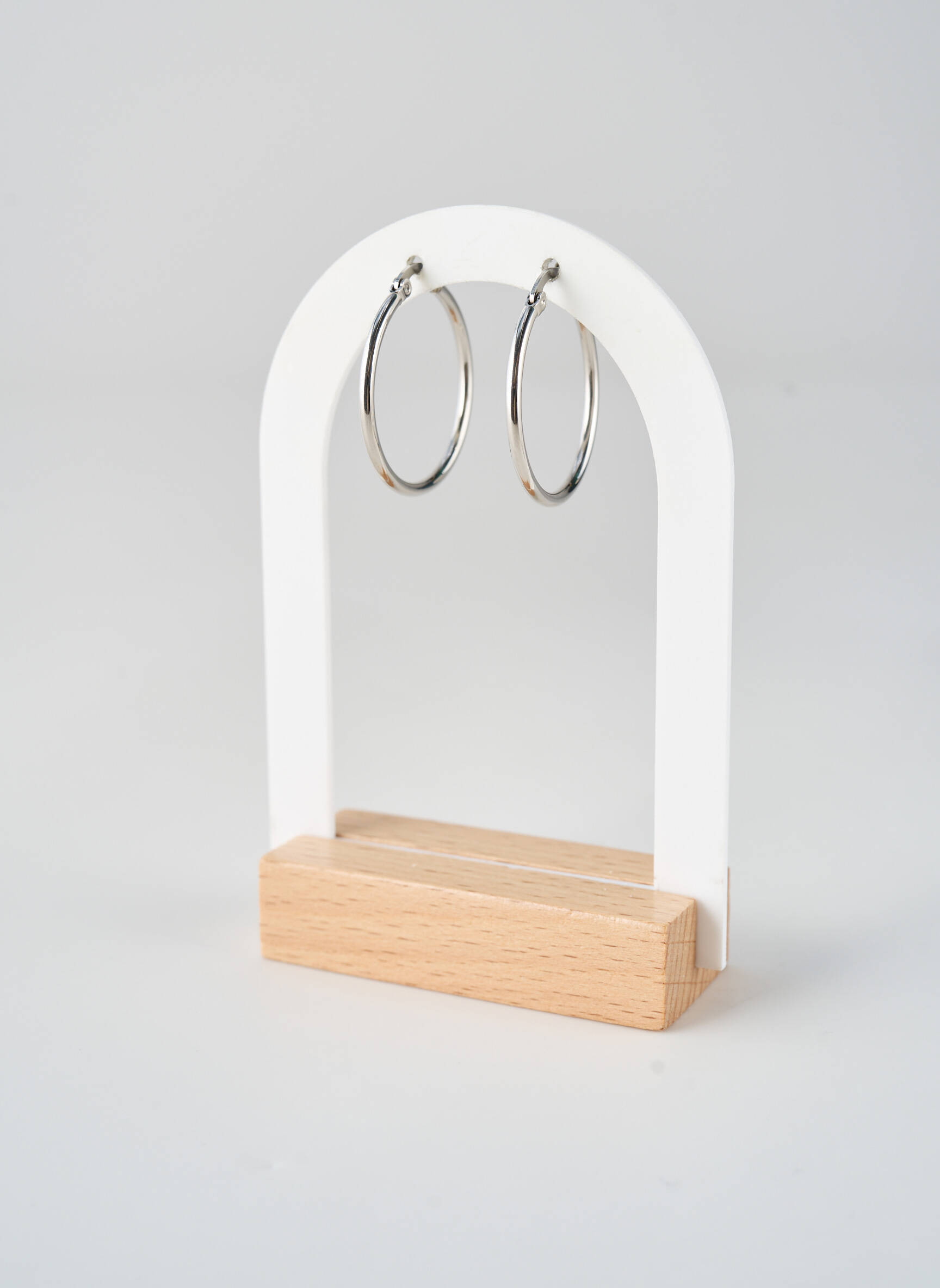 Boucles d’oreilles fermeture fermoir créole argent TATA GISELE femme