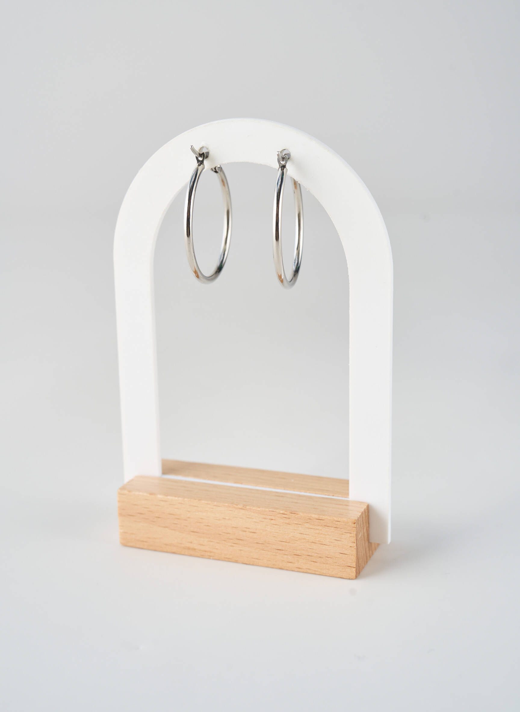Boucles d’oreilles fermeture fermoir créole argent TATA GISELE femme