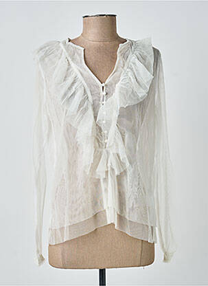 Top manches longues manches longues blanc BELLAWAY femme