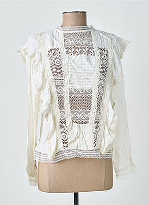 Top manches longues manches longues blanc BELLAWAY femme