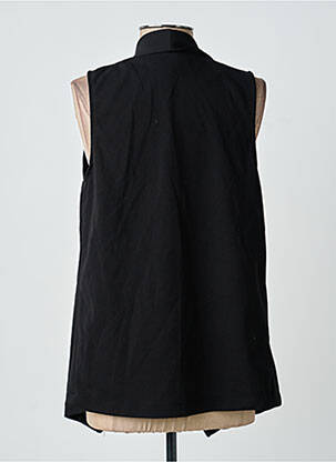 Gilet sans manche col v noir ANTONELLO SERIO femme