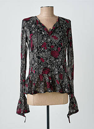 Top manches longues manches longues noir BELLAWAY femme