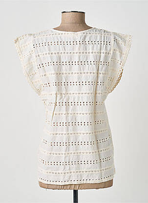 Top manches courtes manches courtes blanc BELLAWAY femme