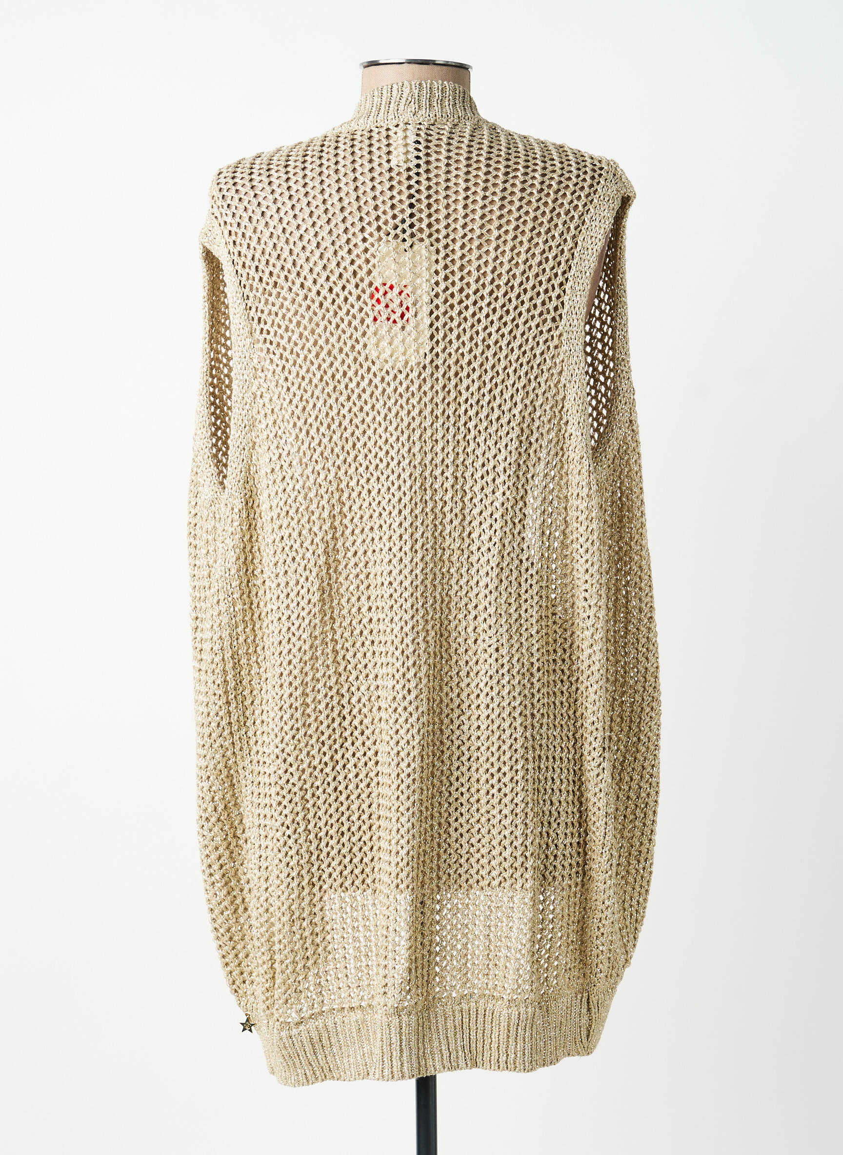 Gilet sans manche sans manche or SOUVENIR femme