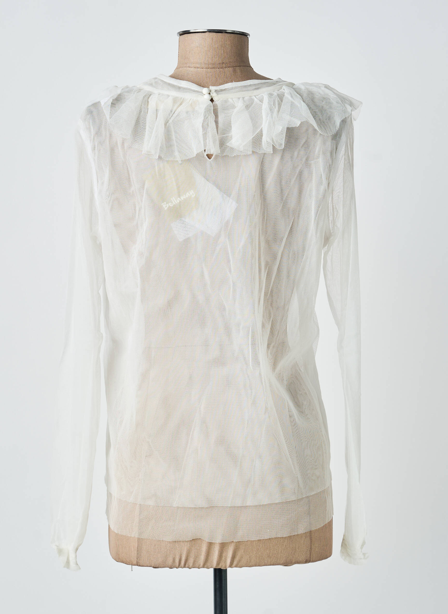 Top manches longues manches longues blanc BELLAWAY femme