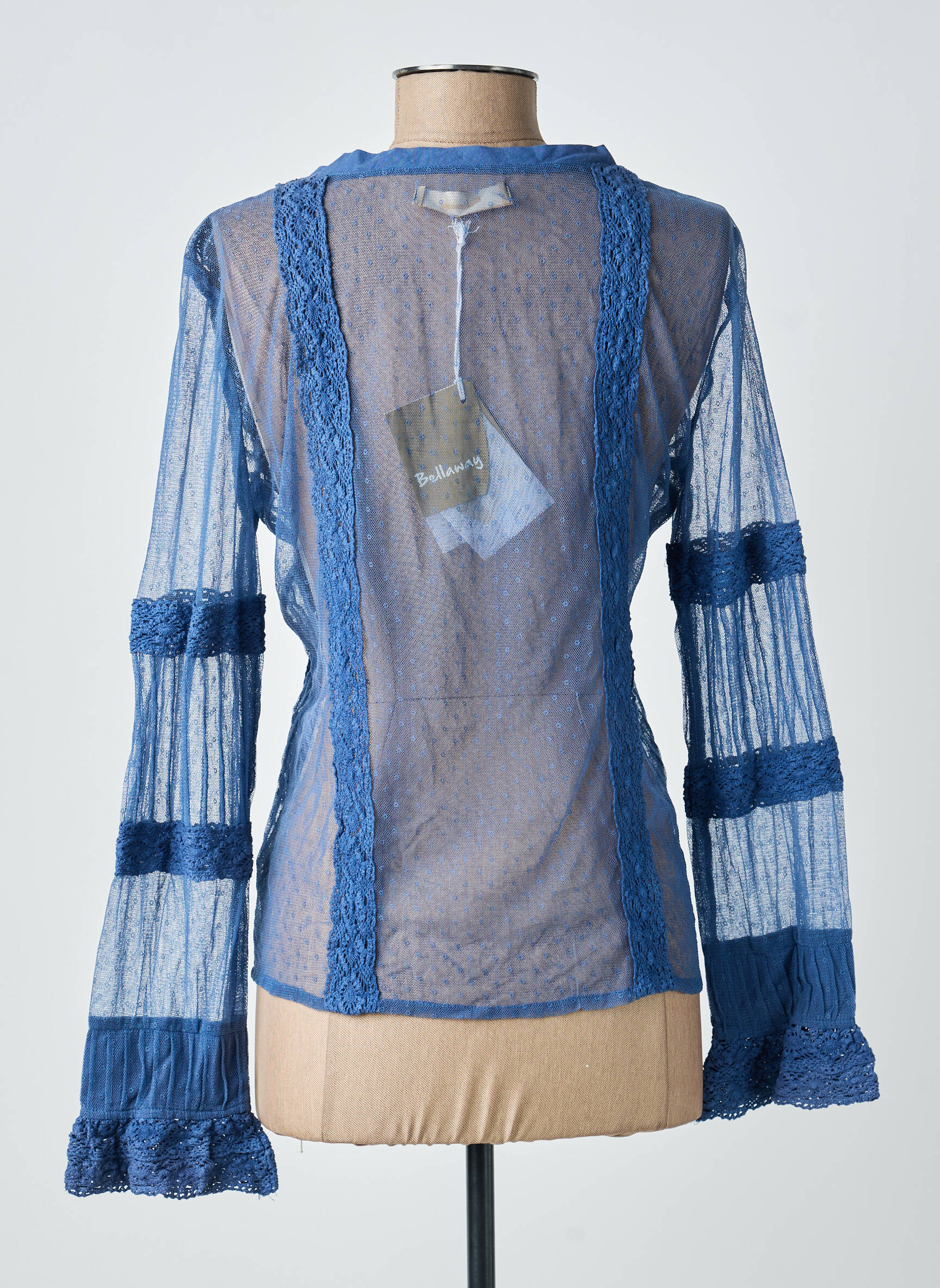 Top manches longues manches longues bleu BELLAWAY femme