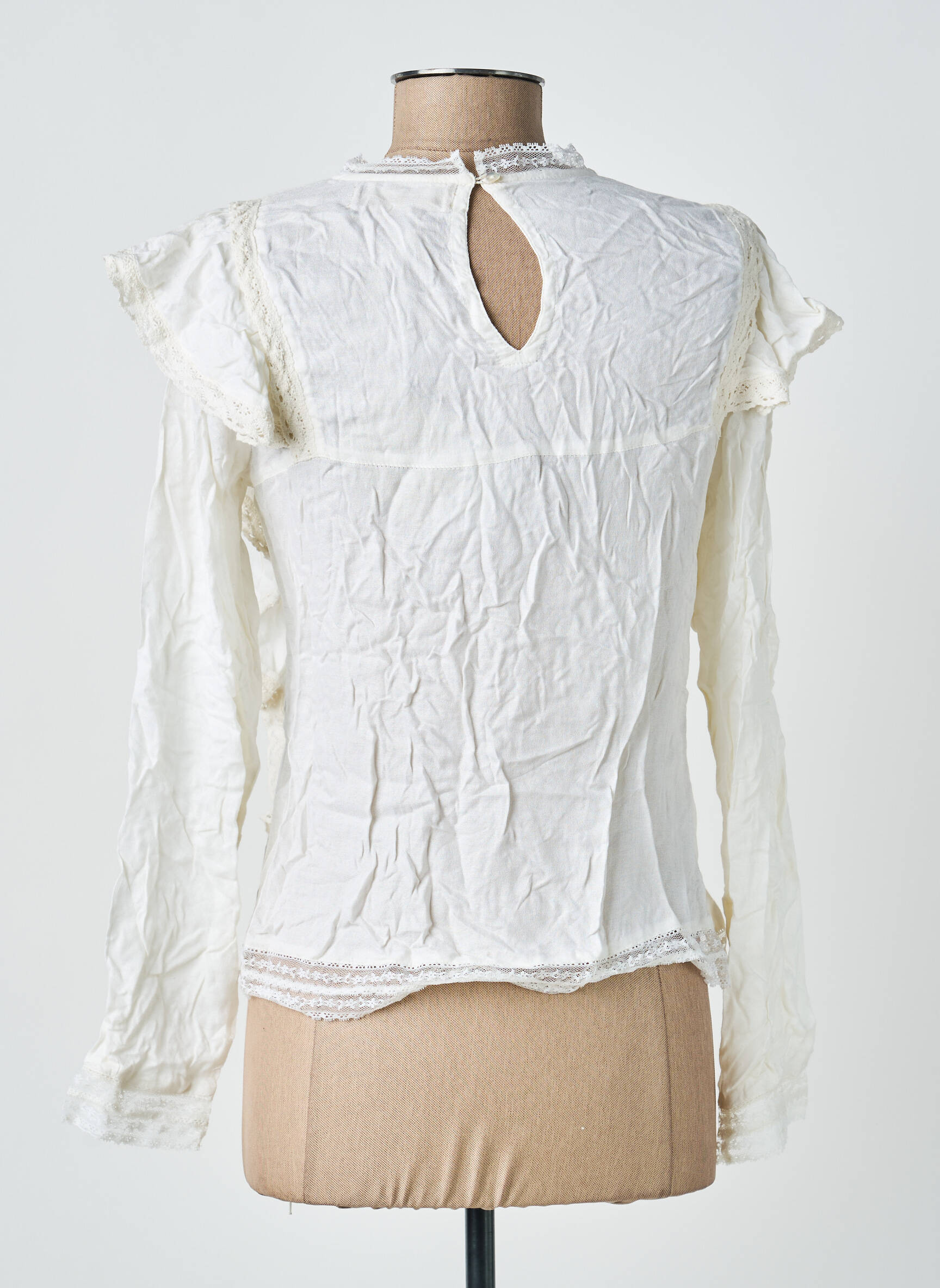 Top manches longues manches longues blanc BELLAWAY femme
