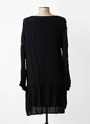 Robe courte manches longues manches longues noir CHARLIE JOE femme