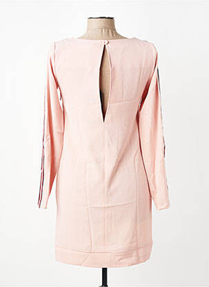 Robe courte manches longues manches longues rose MARYLEY femme