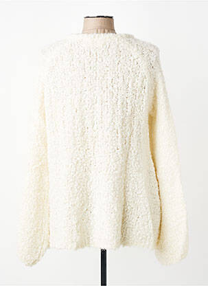 Pull resserrée sur le bas manches longues beige CHARLIE JOE femme