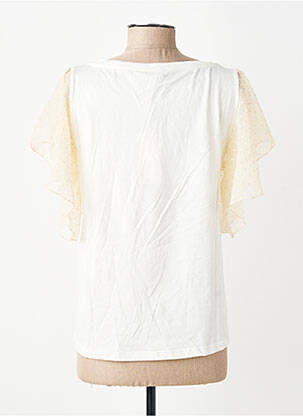 T-shirt stretch manches courtes beige NAS.TY CO' femme