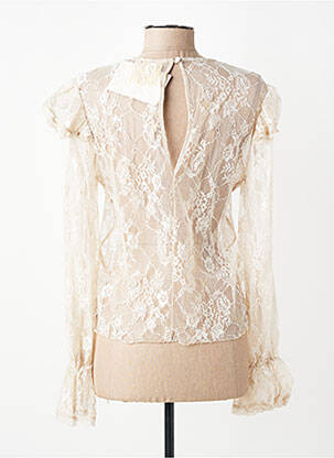 Top manches longues manches longues beige KING KONG femme