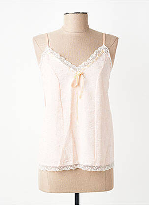 Top manches bretelles ajustables fines bretelles rose NAS.TY CO' femme